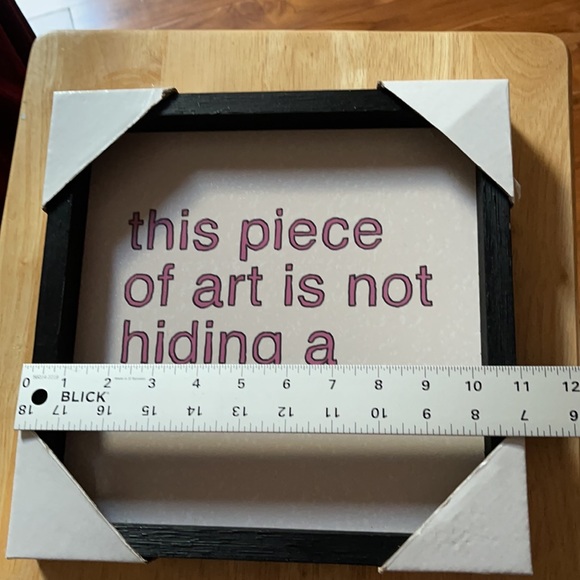 Wall art rustic frame funny script shabby chic farmhouse country cottage - Picture 2 of 4